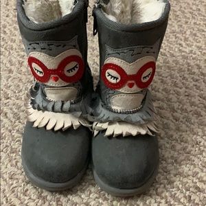 Owl booties